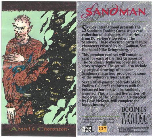 Promo Card - The Sandman “Azazel & Choronzon"