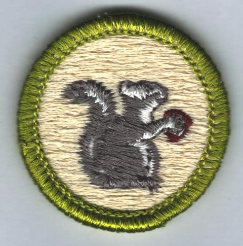 Merit Badge - Mammal Study (1985 - 2002) (Clear)