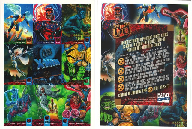 Promo Card - 1994 Marvel Fleer Ultra X-Men Premiere Edition