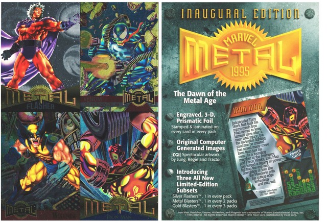 Promo Card - 1995 Marvel Metal