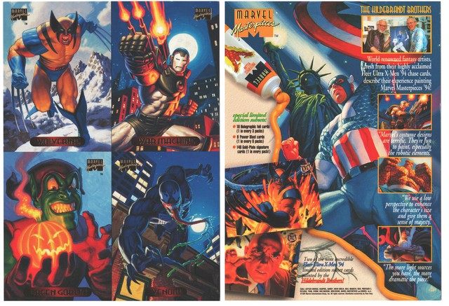 Promo Card - 1994 Marvel Masterpieces - #1