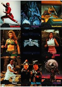 Promo Card - 1994 Power Rangers The Movie- 9 Card Uncut