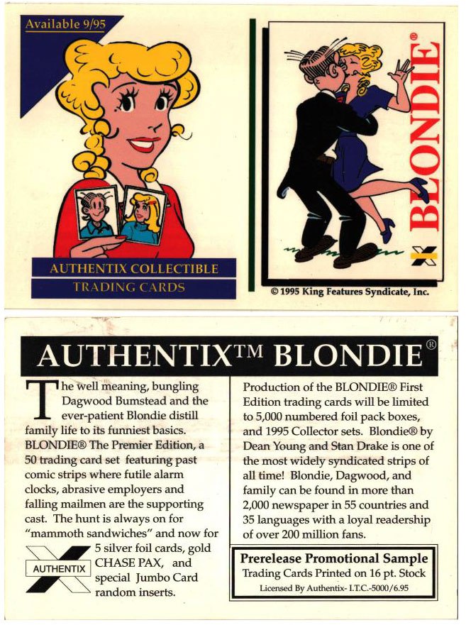 Promo Card - Blondie