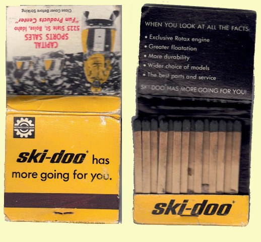 Matchbook - SKI-DOO Co