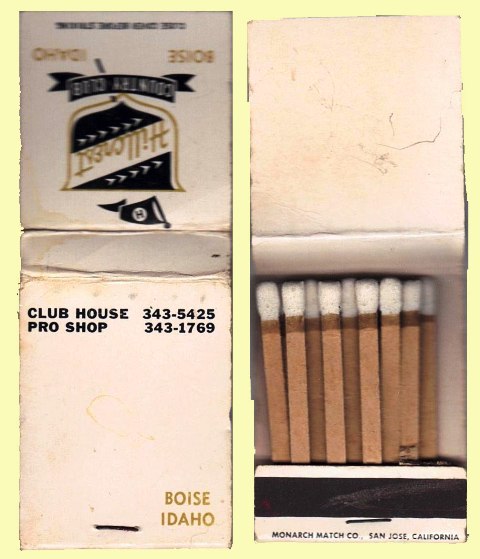 Matchbook - Hillcrest Country Club - #1