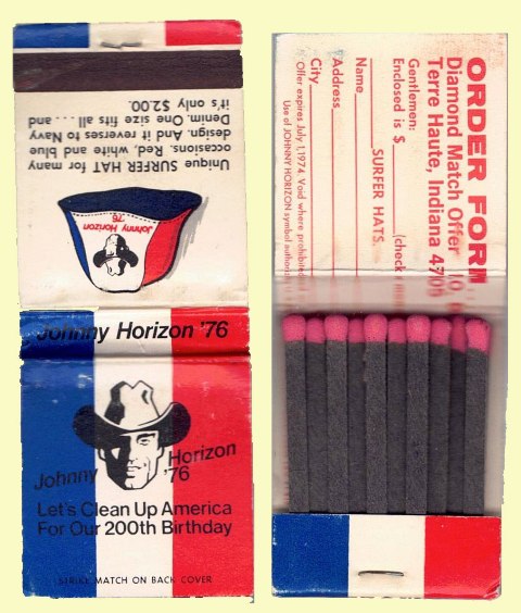 Matchbook - 1976 Johnny Horizon