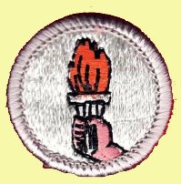 Merit Badge - Sports (1972 - 2002) (Blue)