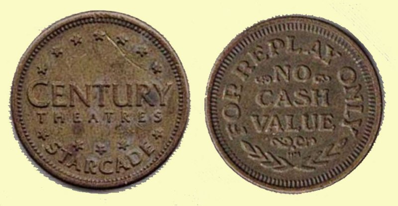 Token – Century Theater Starcade