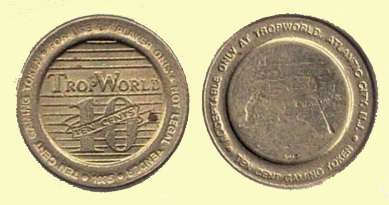 Token – Trop World 10 Cents