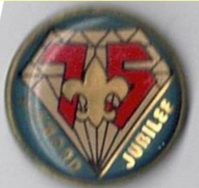 Hat Pin -1985 Scout Jubilee (crimp pin)