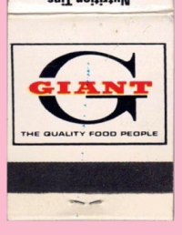 Matchbook – Giant Supermarket