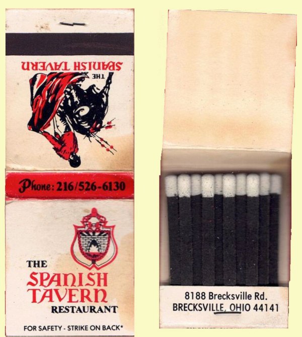 Matchbook – The Spanish Tavern Restaurant - Brecksville, OH (20)