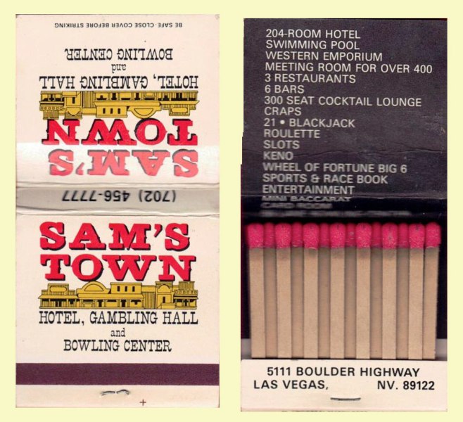 Matchbook – Sam’s Town Casino