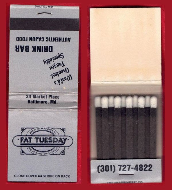 Matchbook – Fat Tuesday (Gray)