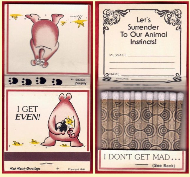 Matchbook - Mad Match Greeting (Bear)