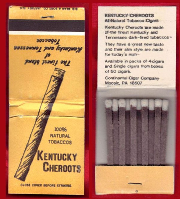 Matchbook - Kentucky Cheroots