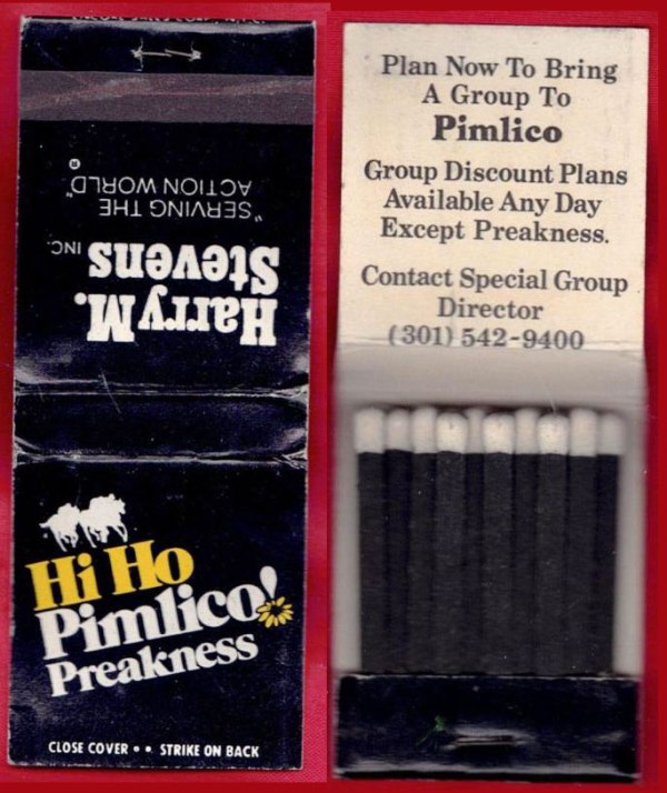 Matchbook – Hi Ho Pimlico Preakness – Harry M Stevens (20)