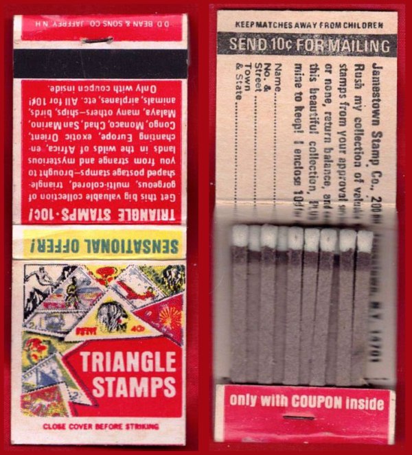 Matchbook – Triangle Stamps