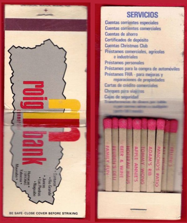 Matchbook – Roig Bank