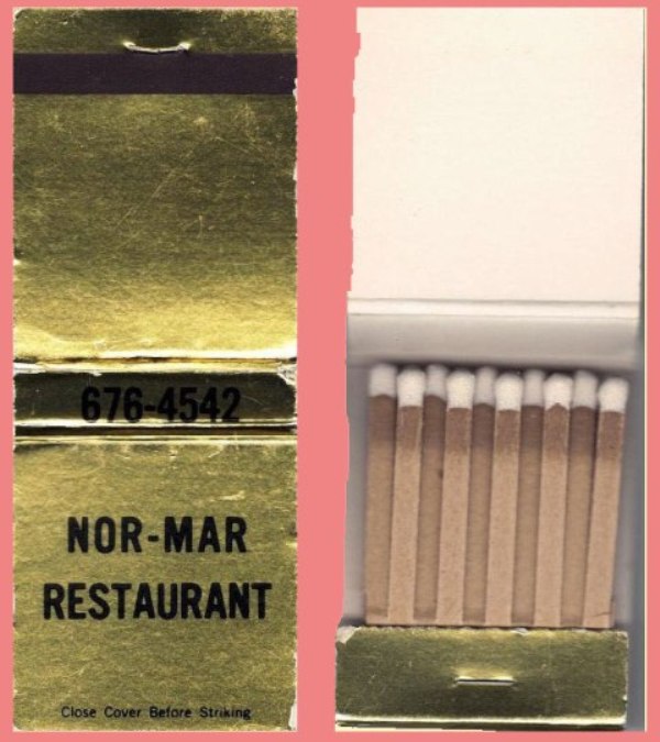 Matchbook - Nor-Mar Restaurant