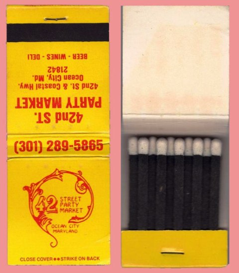 Matchbook - 42nd Street Party Market - Ocean City, MD