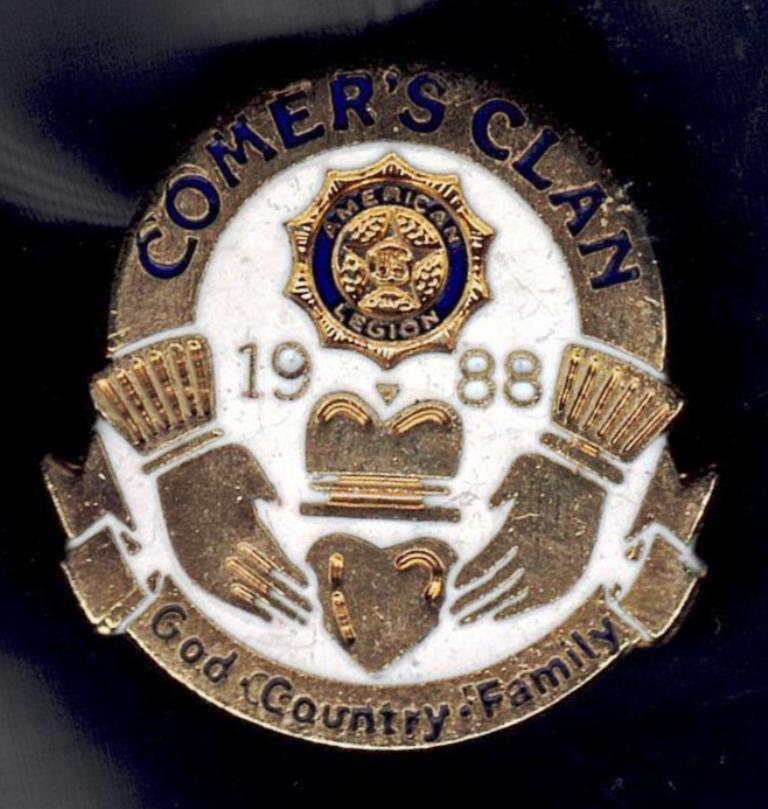 American Legion - 1988 Comer's Clan Hat Pin