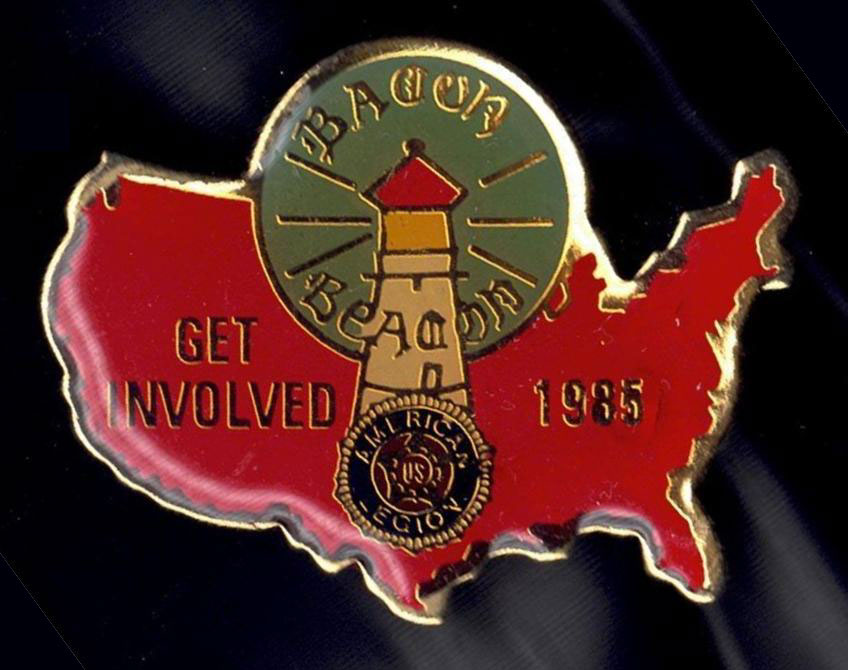 American Legion - 1985 Bacon Beacon Hat Pin