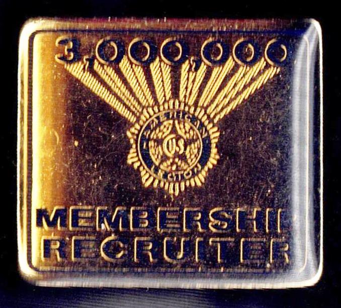 American Legion - 3,000,000 Membership Recruiter Hat Pin