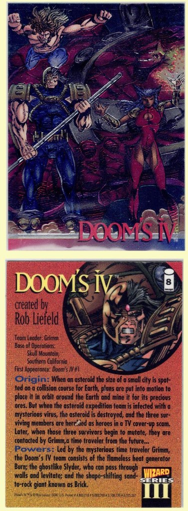 Promo Card – Doom’s IV  - Wizard III Series