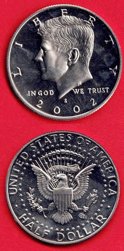 Coin - 2002S UNC Clad Kennedy Half Dollar