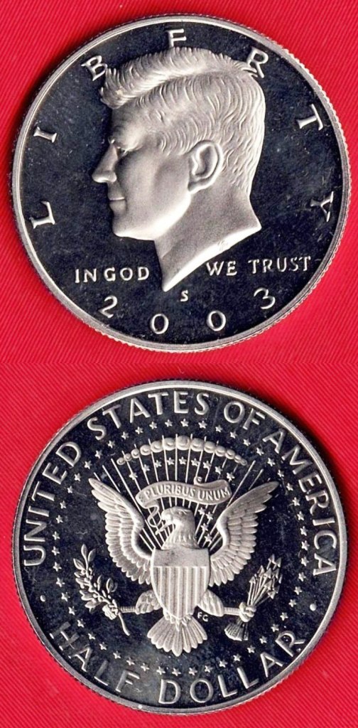 Coin - 2003S UNC Clad Kennedy Half Dollar