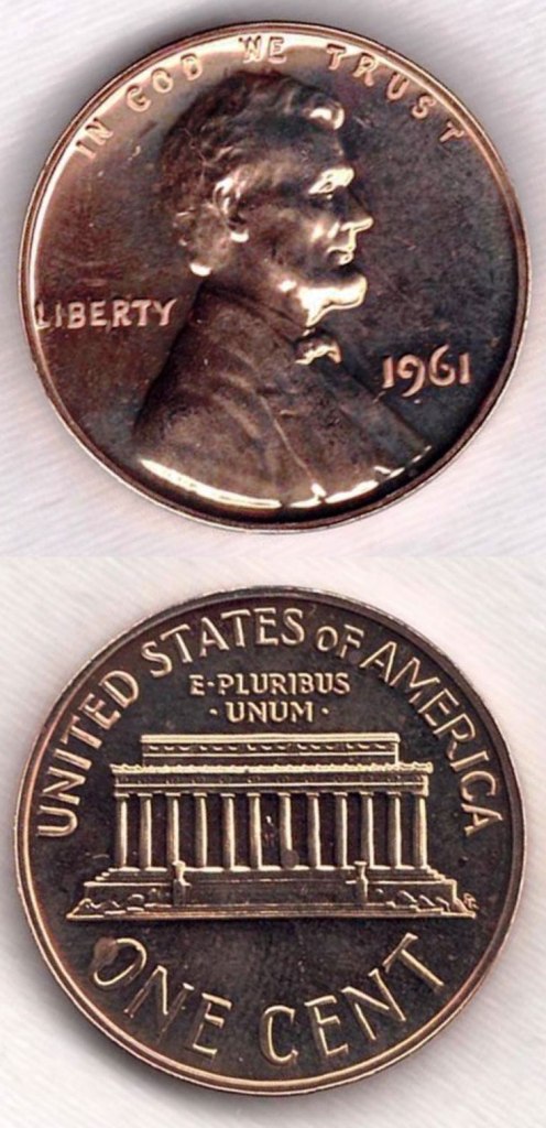 Coin – 1961 BU Lincoln Head Memorial Cent