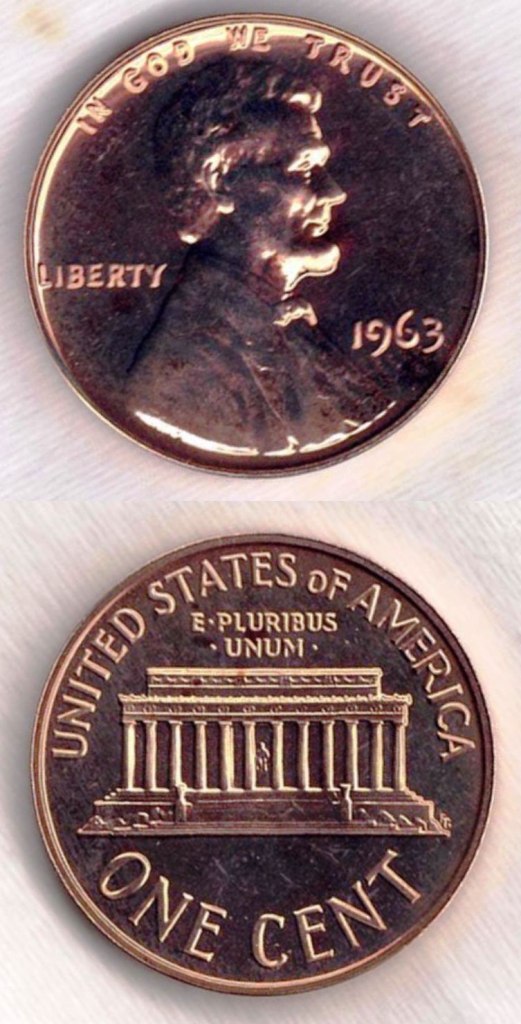 Coin – 1963 BU Lincoln Head Memorial Cent