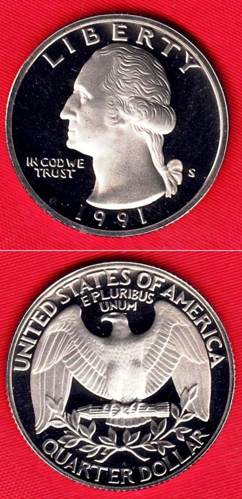 Coin - 1991S (Proof) Washington Clad Quarter