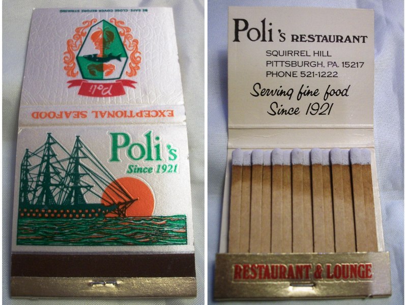 Matchbook – Poli’s Restaurant