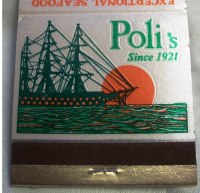 Matchbook – Poli’s Restaurant