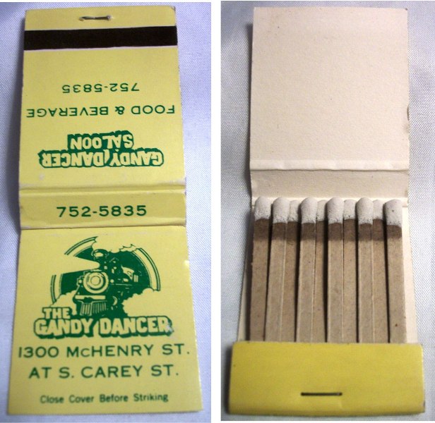 Matchbook – The Gandy Dancer Saloon