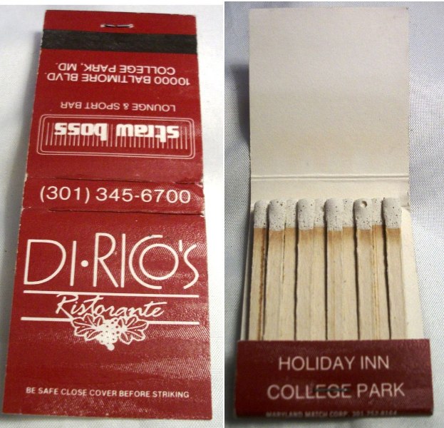 Matchbook – Di-Rico’s Ristorante