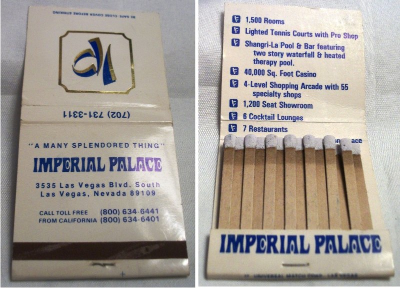 Matchbook – Imperial Palace Casino (25)