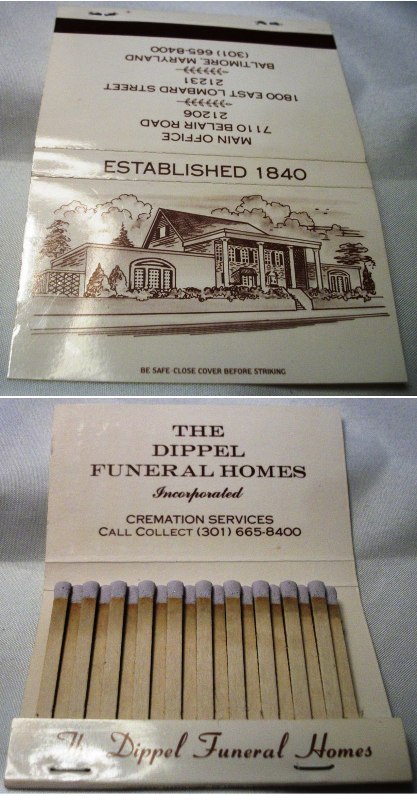 Matchbook – The Dippel Funeral Homes