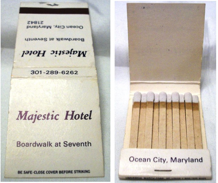 Matchbook – Majestic Hotel