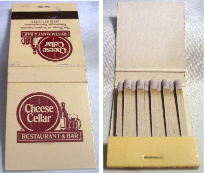 Matchbook – Cheese Cellar