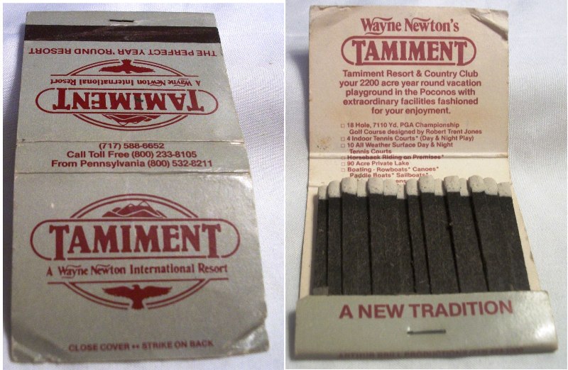 Matchbook – Tamiment Resort