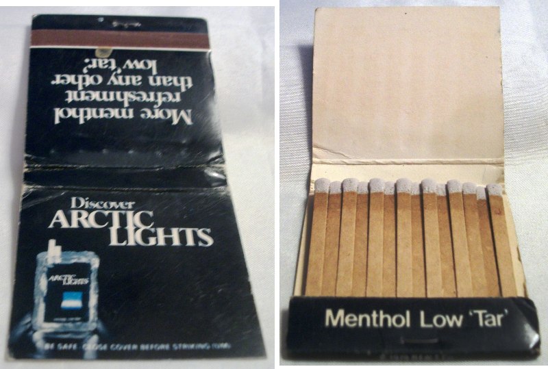 Matchbook – Artic Lights Cigarettes