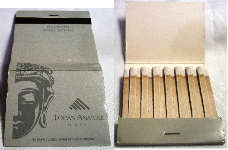 Matchbook – Lowes Anatole Hotel