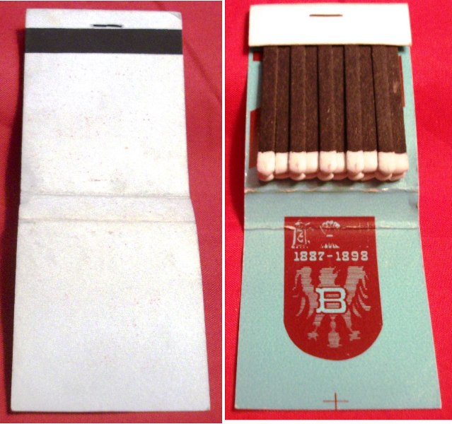 Matchbook – Berghoff Restaurant