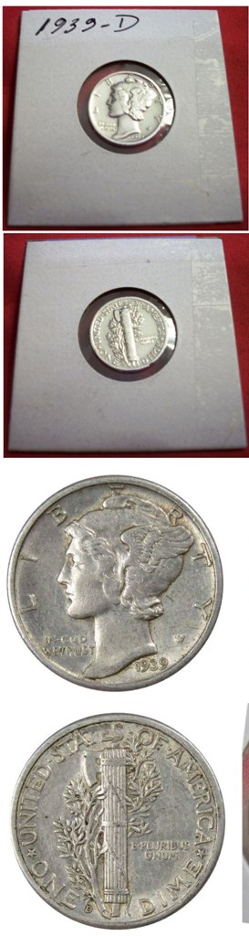 Coin - 1939D Mercury Silver Dime