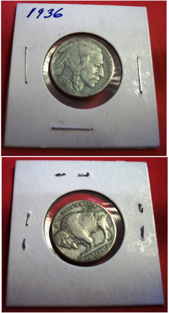 Coin - 1936 Indian Head Nickel