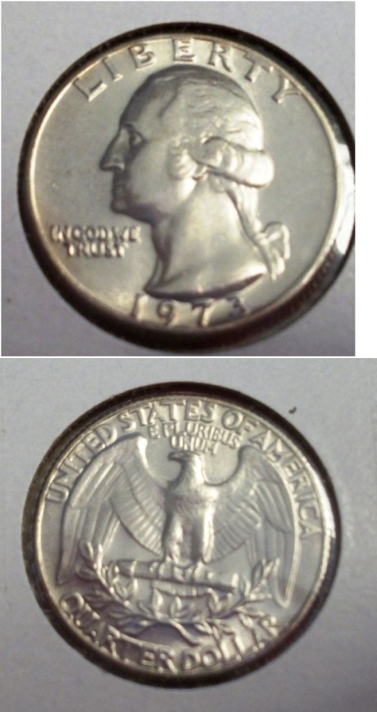 Coin - 1973 Clad BU Washington Quarter