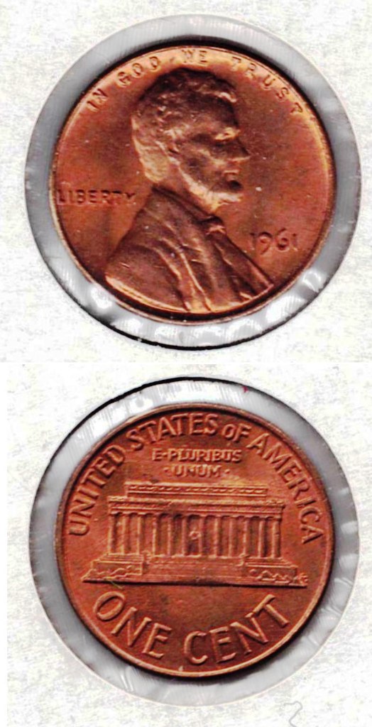 Coin – 1961 Uncirculated Lincoln Head Memorial Cent